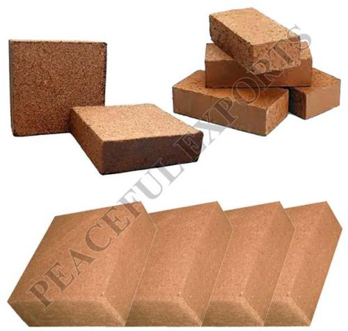 Coir pith blocks, Material : Coir Pith