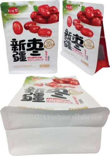 Custom Design Ziplock 8 Side Seal Stand Up Pouch