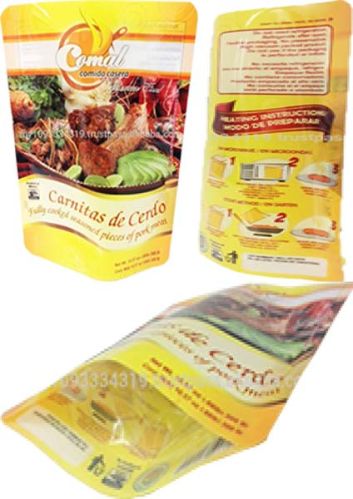 PET12/NY15/RCPP100 Retort Bag With Standing Pouch for food