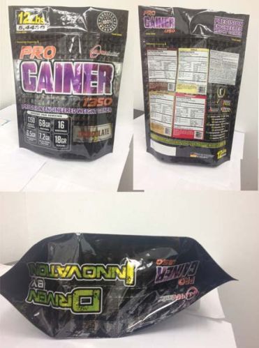 Ziplock Stand Up Pouch For Protein Powder