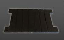 Plain Railway Grooved Rubber Pads, Feature : Durable, Water Proof