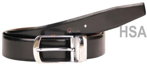 Zinc Metal Buckle Mens Leather Belt (G58901REV)