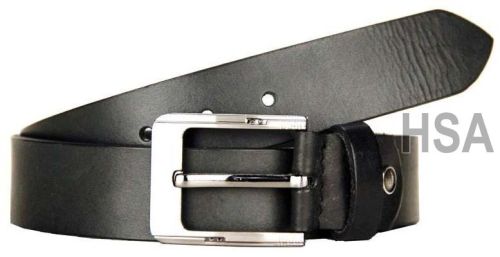 Zinc Metal Buckle Mens Leather Belt (G58961)