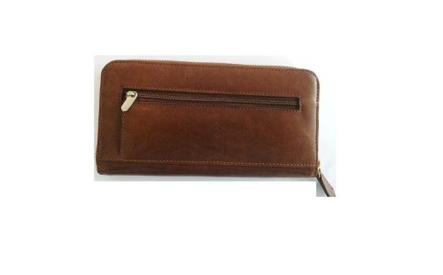 Leather Clutch Bag Ladies, Color : Brown