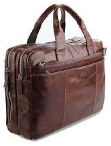 Leather Laptop Cum Office Bag, Size : Mutlisize