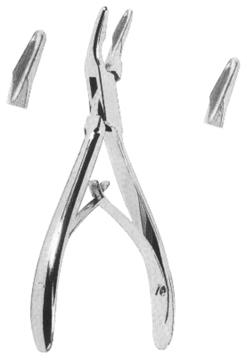 Metal Dental Bone Rongeurs, Packaging Type : Grey for Hospital