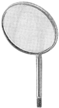 Metal Mouth Mirror Handles, Packaging Type : Grey