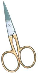 Metal Grey & Golden Cuticle Nail Scissors