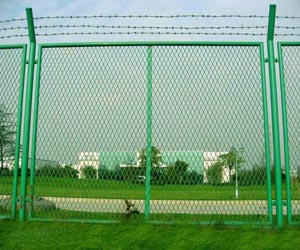 Iron plate PVC Coated Expanded Wire Mesh, Brand Name : Xufeng