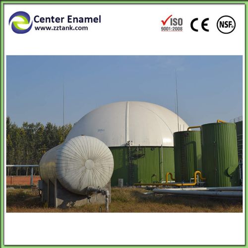 Glass Fused Steel Center Enamel Biogas Plant Fermentation Tank