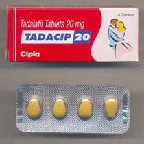 Tadacip 20 Tablets, Packaging Size : 1x20