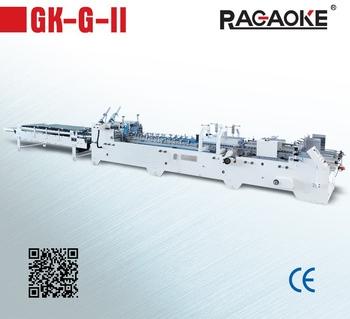 Electronic GK-1050G-II Carton Folder Gluer Machine for packaging line