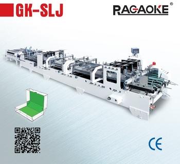 Electronic Full Automatic GK-780SLJ Pizza Box Making Machine