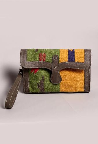 Ajar Hand-woven Punja Dhurrie Bag