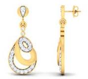 Gold Diamond Earrings