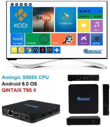 Amlogic S905X Android Hd Meida Player, Brand Name : Qintex