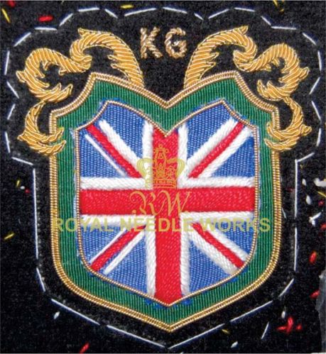 Cotton Embroidered British Blazer Badges, Technics : Hand Made