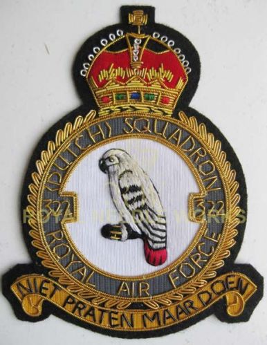 Fabric Embroidered Squadron Badges, For Durable, Light Weight, Size : 1X3inch