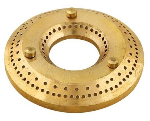 Plain Brass Gas Stove Spare Part, Shape : Round