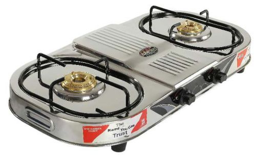 Oval Gas Stove (2 Burner), For Cooking, Feature : Best Quality, Corrosion Proof, High Efficiency, Safe In Use