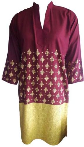 Printed Kurti, Color : Mix