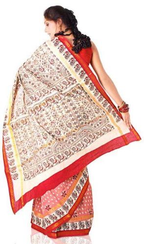 Cotton Printed Sarees, Occasion : Party Wear, Regular Wear