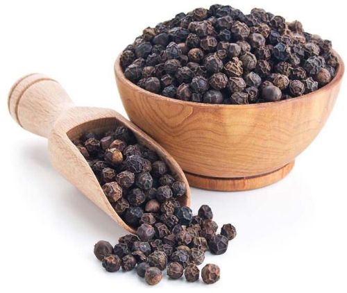 Round Black Pepper Seeds, For Cooking, Packaging Type : Gunny Bag