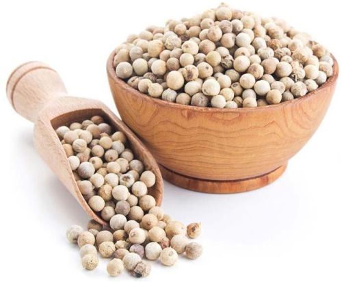 Round Organic White Pepper Seeds, For Cooking, Style : Dried