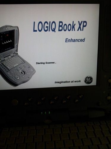 GE Ultrasound Logiq Book XP Enhanced Demo Unit With 2 Transducers