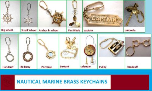 Brass Nautical Keychains
