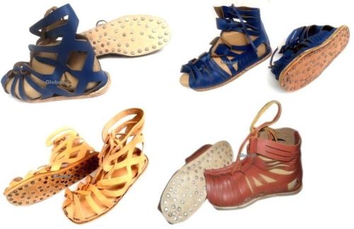 Leather Roman Sandal, Style : Medieval