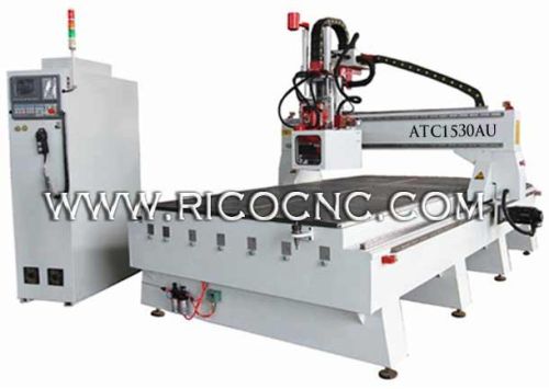 ATC CNC Router With Umbrella Type Auto Tool Changer Mechanism