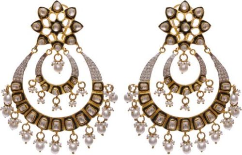 Kundan Dangler Earrings