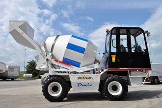 100-1000kg Hydraulic Self Loader Concrete Mixer, Automatic Type : Automatic