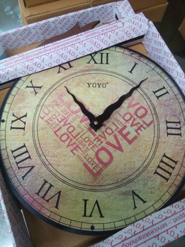 Wooden Decorative Wall Clock