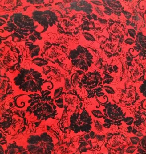 Flock Printed Fabric