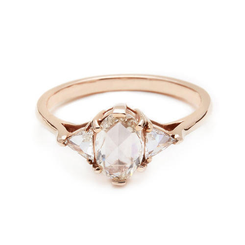 Stylish Moissanite Ring