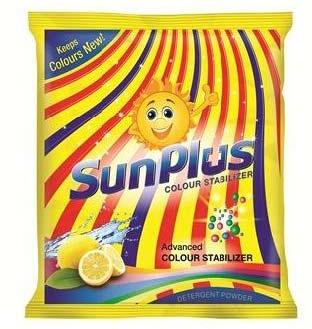 Sunplus Detergent Powder, For Cloth Washing, Feature : Anti Bacterial, Remove Hard Stains