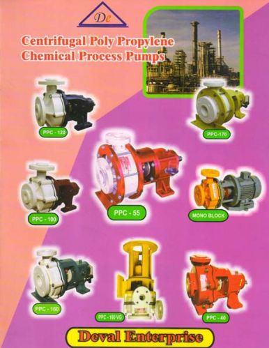 Centrifugal Poly Propylene Chemical Process Pump, For 2 Filteration Pressuris