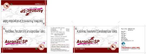 Aceclofenac Paracetamol Sp Tablets