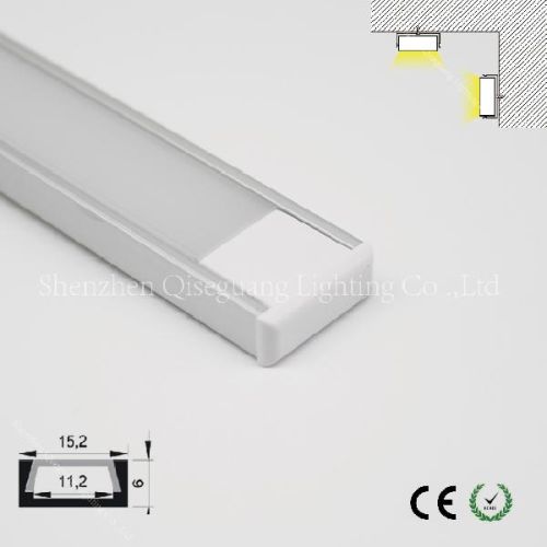 Slimline Thin Flat Surface Mounting Aluminum Extrusion For LED Tape Light