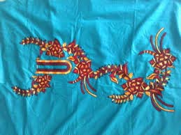 Aari Embroidered Fabric