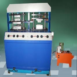 2 Die Semi Automatic Areca Leaf Plate Making Machine