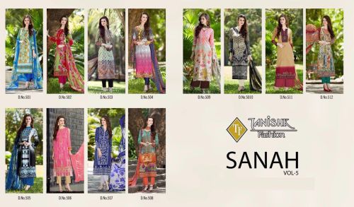 Shop Now Printed Sanah Vol-5 Dress Material