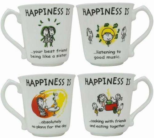 Oasis Bone China Coffee Mugs