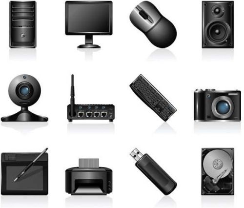 Computers Peripherals, Color : Gary, Black, Silver, Gold