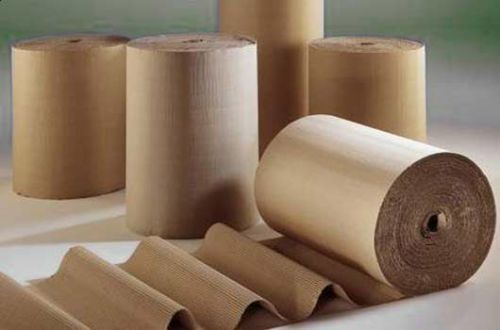 Corrugated Rolls, For Packaging, Pattern : Plain