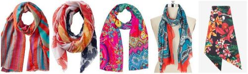 Printed Polyester Girls Scarves, Style : Antique