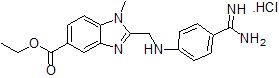 Ethyl 2-[(4-carbamimidoylphenyl)amino]methyl-1-methyl