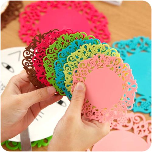 Plastic Tea Coasters